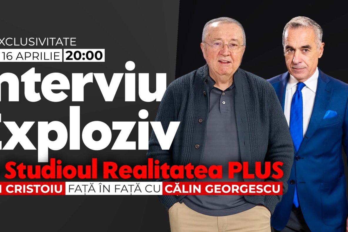 INTERVIU-EVENIMENT în platoul Televiziunii Poporului: Călin Georgescu și Ion Cristoiu, față în față, joi, 16 aprilie, la ora 20:00