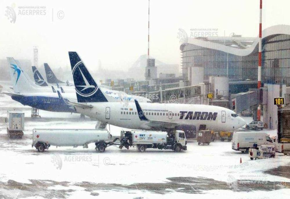 TRAFIC AERIAN ÎN CONDIȚII DE IARNĂ PE AEROPORTURILE DIN BUCUREȘTI